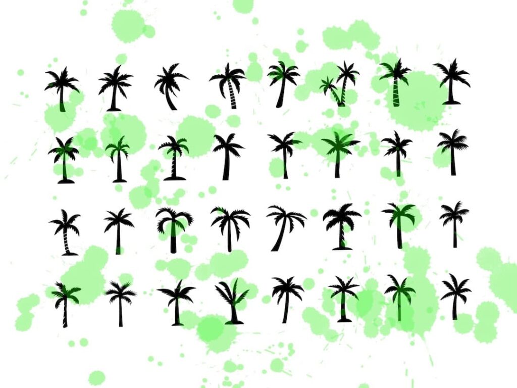 palm trees WYSIWYG tattoos